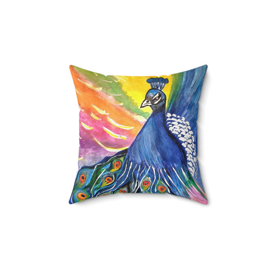 Exquisite Peacock Pillow