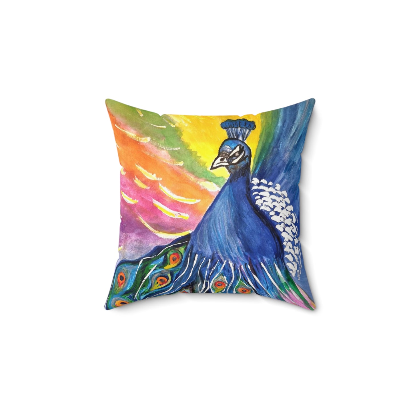 Exquisite Peacock Pillow